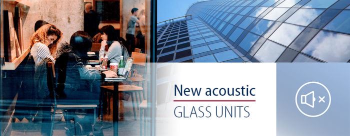 New acoustic glass units